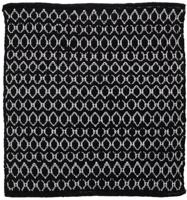 Sealskin Badmat Boho 60x60 cm Polyester / Katoen Zwart - thumbnail