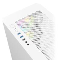 Montech air 100 argb mini tower behuizing (wit | 3x usb-a | tempered glass) - thumbnail