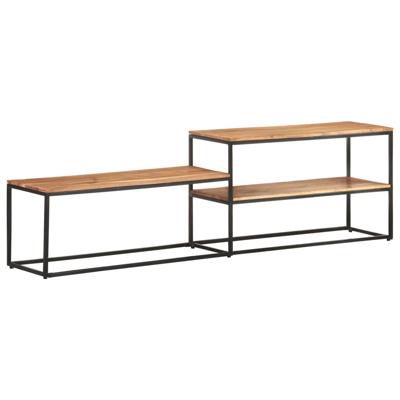 VidaXL Tv-meubel 180x30x50 cm massief acaciahout VidaXL Tv-meubel 180x30x50 cm massief acaciahout