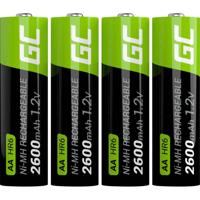 Green Cell HR6 Oplaadbare AA batterij (penlite) NiMH 2600 mAh 1.2 V 4 stuk(s) - thumbnail