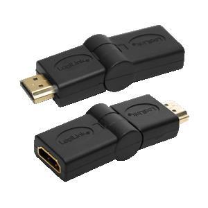 LogiLink AH0011 HDMI HDMI Zwart kabeladapter/verloopstukje scharnier LogiLink AH0011 HDMI HDMI Zwart kabeladapter/verloopstukje scharnier