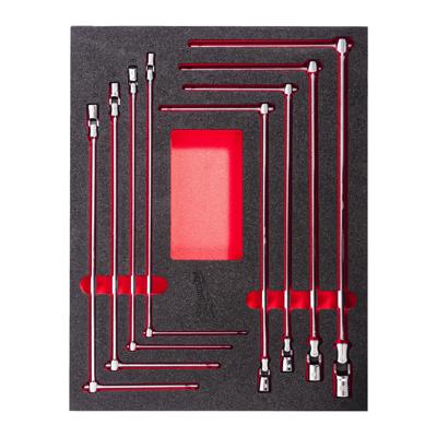 Milwaukee TOOLGUARD™ Foam inlay T-dopsleutelset met cardangewricht 8-delig - 4932499113 Milwaukee TOOLGUARD™ Foam inlay T-dopsleutelset met cardangewricht 8-delig - 4932499113