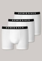 3-pack heren boxershorts 95/5 - Katoen - Mannen ondergoed Biologisch katoen - Elastische band - Duurzaam - M - Wit - Onderbroek heren heren - - thumbnail