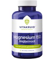 Vitakruid Magnesium 150 Bisglycinaat met 200mg L-Taurine 180 - thumbnail