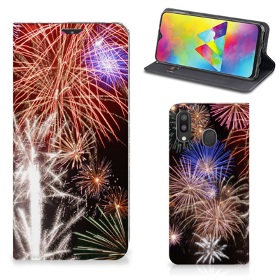 Samsung Galaxy M20 Hippe | Standcase | Vuurwerk