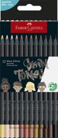 Faber Castell Kleurpotlood Black Edition - 12 stuks huidskleurtinten - thumbnail