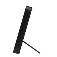 TFA Dostmann 60.4512.54 Zendergestuurd Wandklok 258 mm x 212 mm x 30 mm Zilver, Zwart Groot display - thumbnail