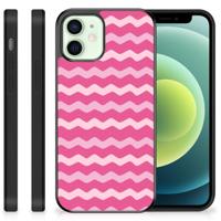 iPhone 12 Mini Bumper Case Waves Pink - thumbnail