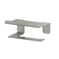 Tiger Toiletrolhouder met Plateau Colar RVS Geborsteld - thumbnail