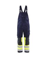 Blåkläder Multinorm bretelbroek Klasse 1 26071514 | Marine/High-Vis Geel | Maat 58 - 7330509799703 - thumbnail