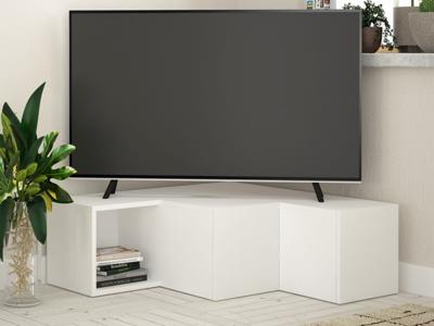 Hoek tv-meubel COMOPA 2 lades wit Hoek tv-meubel COMOPA 2 lades wit
