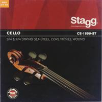 Stagg CE-1859-ST medium cello snarenset - thumbnail