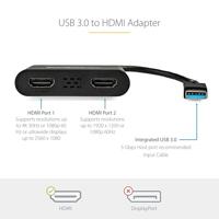 Dock Startech USB32HD2 Zwart - thumbnail