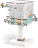 Dalber TafellampjeNight Train grijs glow in the dark - 63531N - thumbnail