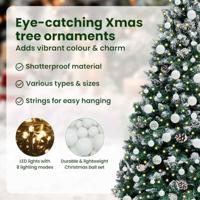 VidaXL Kunstkerstboom groen 210 cm pvc en staal en kunststof - thumbnail