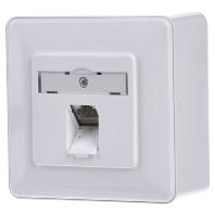 Metz Connect 1307370002-I Netwerkdoos Opbouw (op muur) CAT 6 1 poort Zuiver wit - thumbnail