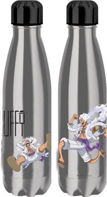 One Piece Thermo Water Bottle Luffy Gear 5 Silver