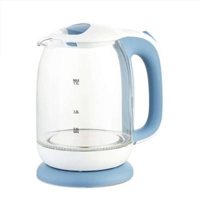 Maestro MR-056-Blue Glazen waterkoker 1,7 l