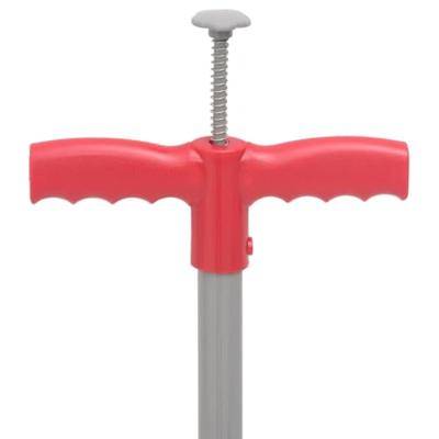 VidaXL Onkruidsteker 93,5 cm gepoedercoat staal rood en grijs - thumbnail