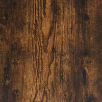 Wandschappen 4 st 40x10x1,5 cm bewerkt hout gerookt eikenkleur - thumbnail