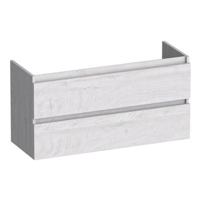 Brauer Joy - Onderkast Ondiep - 100 cm - met 2 Softclose Lades Greeploos en 1 Sifon Uitsparing - Forest Seashell