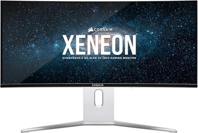Corsair XENEON 34WQHD240-C computer monitor 86,4 cm (34") 3440 x 1440 Pixels WQXGA QDOLED Wit