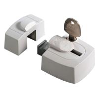 AXA 3015 Raam veiligheidsoplegslot gelijkliggend wit - 3015-00-98/G - thumbnail