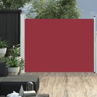 VidaXL Tuinscherm uittrekbaar 140x500 cm rood - thumbnail