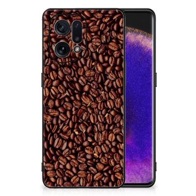 OPPO Find X5 Back Cover Hoesje Koffiebonen OPPO Find X5 Back Cover Hoesje Koffiebonen