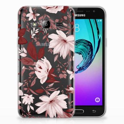 Hoesje maken Samsung Galaxy J3 2016 Watercolor Flowers