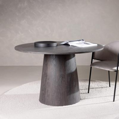 Nohr Ronde Eettafel 'Mikeisha' MDF, 120cm, kleur Mokka