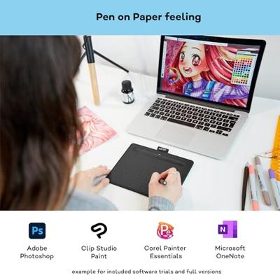 Wacom Intuos S met Bluetooth tekentablet - thumbnail