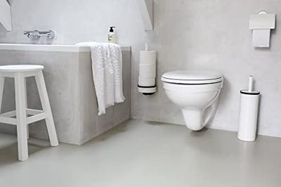 Brabantia toiletrolhouder met klep profile white