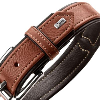 HUNTER Hondenhalsband Canadian Up, bruin, Maat: 55