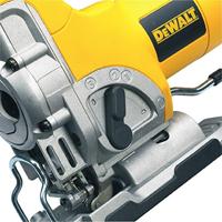 DeWALT DW331KT-QS 701W decoupeerzaag met beugel in TSTAK koffer - thumbnail