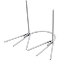 Creativ Company Kippenvoeten, h: 5 cm, b: 3,5 cm, wit, 20 paar/ 1 doos - thumbnail