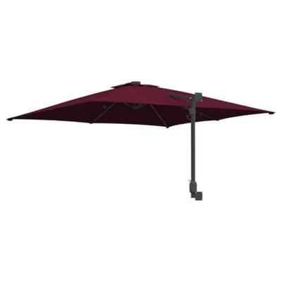 Tuinparasol Bordeauxrood 248.5 x 247.5 x 160 cm Stof Tuinparasol Bordeauxrood 248.5 x 247.5 x 160 cm Stof