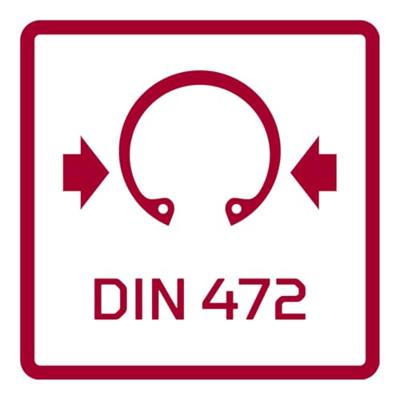 Gedore Tang Buitenspierring | Recht | 40-100 mm - 3301145