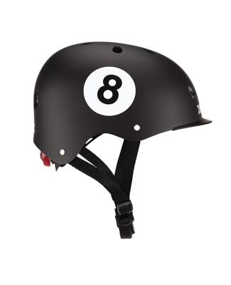 Globber helm elite lights black 8 ball Globber helm elite lights black 8 ball