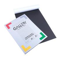 Gallery tekenpapier, 120 g, ft 21 x 29,7 cm, A4, zwart, blok van 20 vel - thumbnail