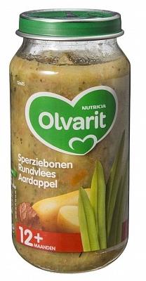 Olvarit 12m Sperziebonen Rundvlees Aardappel