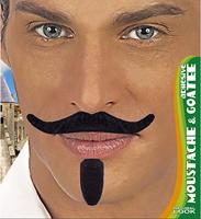 Snor en Sik zwart chevalier - thumbnail