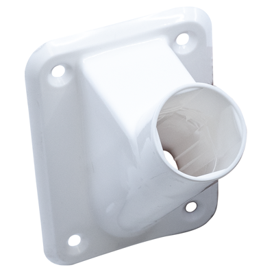 Waelbers Vlaggenstokhouder WIT kunststof - 1 Stuk(s) - 418919.01