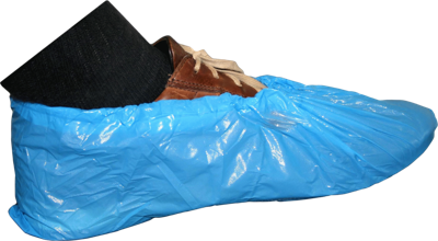 Wegwerp overschoen blauw CPE