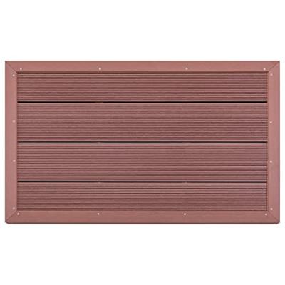 VidaXL Vloerelement voor solardouche 101x63x5,5 cm hkc bruin