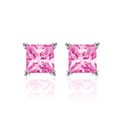 New Bling 9NB-0031 Oorstekers zilver met zirkonia zilverkleurig-roze 6 mm New Bling 9NB-0031 Oorstekers zilver met zirkonia zilverkleurig-roze 6 mm