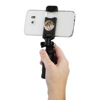 Hama Ministatief 1/4 inch Werkhoogte=10 - 20 cm Zwart Incl. smartphonehouder - thumbnail