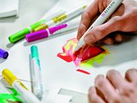 Bruynzeel Ecoline brush pen set schaduw, 5 kleuren - thumbnail