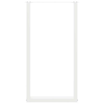 Bartafelpoten 2 st U-vormig 60x(110-111) cm staal wit
