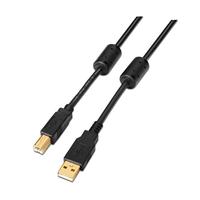 AISENS A101-0010 USB 2.0 printerkabel met 3 m Ferriet, zwart - thumbnail